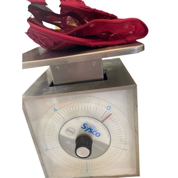 Cutout Balconette 34A Push Up Bra Lace Floral Sexy Coquette Sheer - Picture 9 of 9